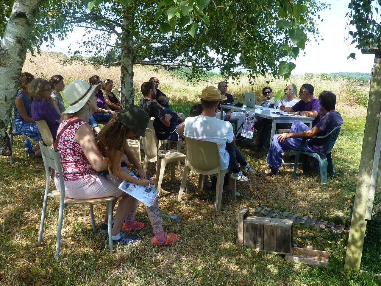 Wa-Jutsu Villeneuvois Assemblée Générale 25 juin 2017 dans la nature